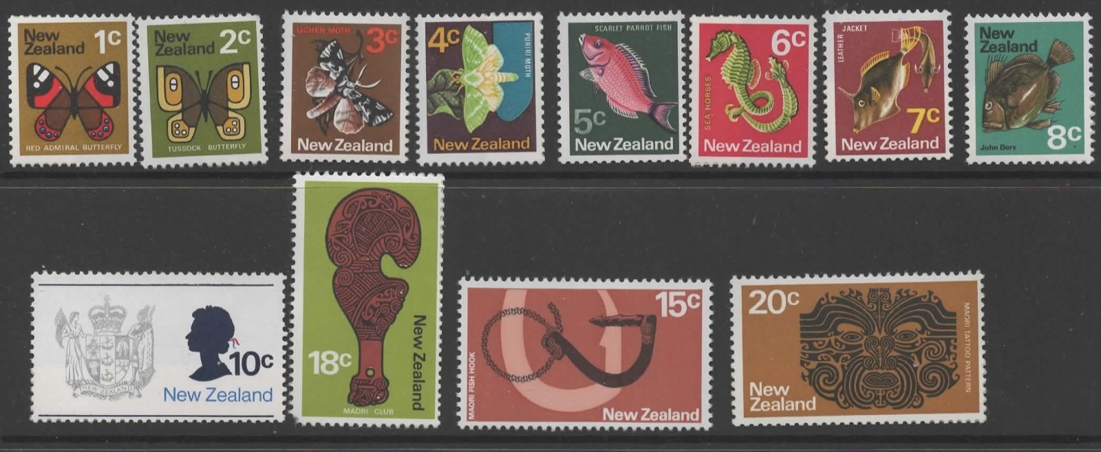 new-zealand-sg1008-20-1973-1976-definitives-no-wmk-mnh