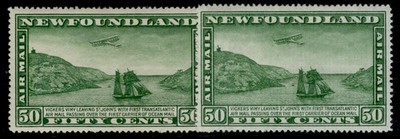canada-newfoundland-gv-sg193-196-50c-wmk-varieties-m-mint-cat-73
