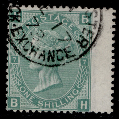 gb-qv-sg117-1s-green-plate-7-very-fine-used-cat-90-cds-bh
