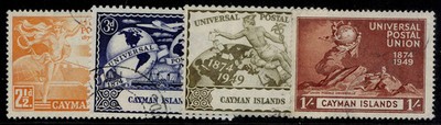 cayman-islands-gvi-sg131-134-1949-anniversary-of-upu-set-fine-used