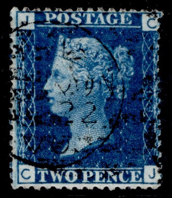 gb-qv-sg47-2d-dp-blue-plate-13-fine-used-cat-15-cds-cj