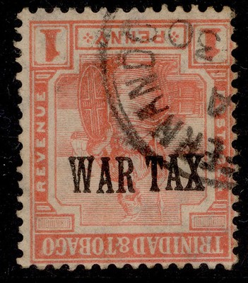 trinidad-tobago-gv-sg176a-1d-red-used-cat-300-opt-inverted