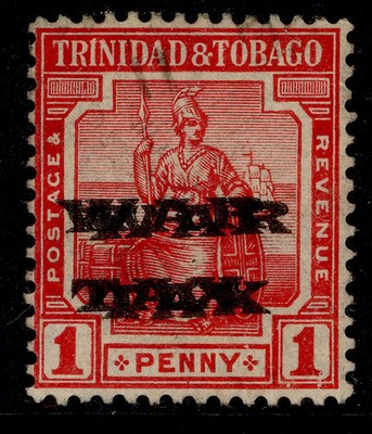 trinidad-tobago-gv-sg186a-1d-scarlet-fine-used-cat-225-opt-double