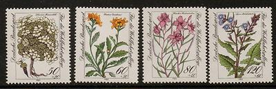 germany-sg2038-41-1983-alpine-flowers-mnh