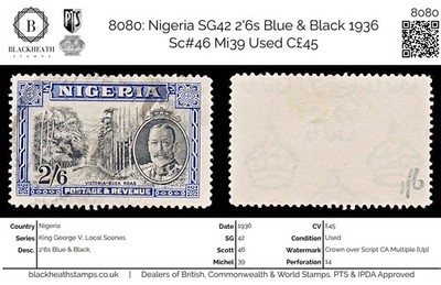 8080-nigeria-sg42-2-6s-blue-black-1936-sc-46-mi39-used-c45
