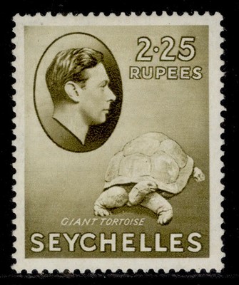 seychelles-gvi-sg148-2r-25c-olive-m-mint-cat-75
