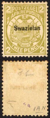 swaziland-sg5b-2d-olive-bistre-swazielan-perf-12-5-mint-no-gum-cat-600-pounds