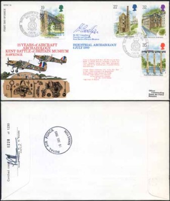 rfdc74-21yrs-of-aircraft-archaeology-kent-battle-signed-cover-b
