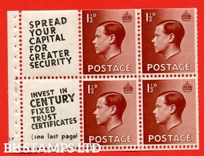 sg-459a-pb5-11-1d-red-brown-a-fine-unmounted-mint-booklet-pane-b48720