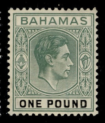 bahamas-gvi-sg157-1-deep-green-black-m-mint-cat-250-thick-paper