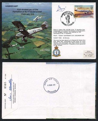 b16c-70th-ann-formation-of-no-17-sqn-raf-signed-by-sir-p-hine