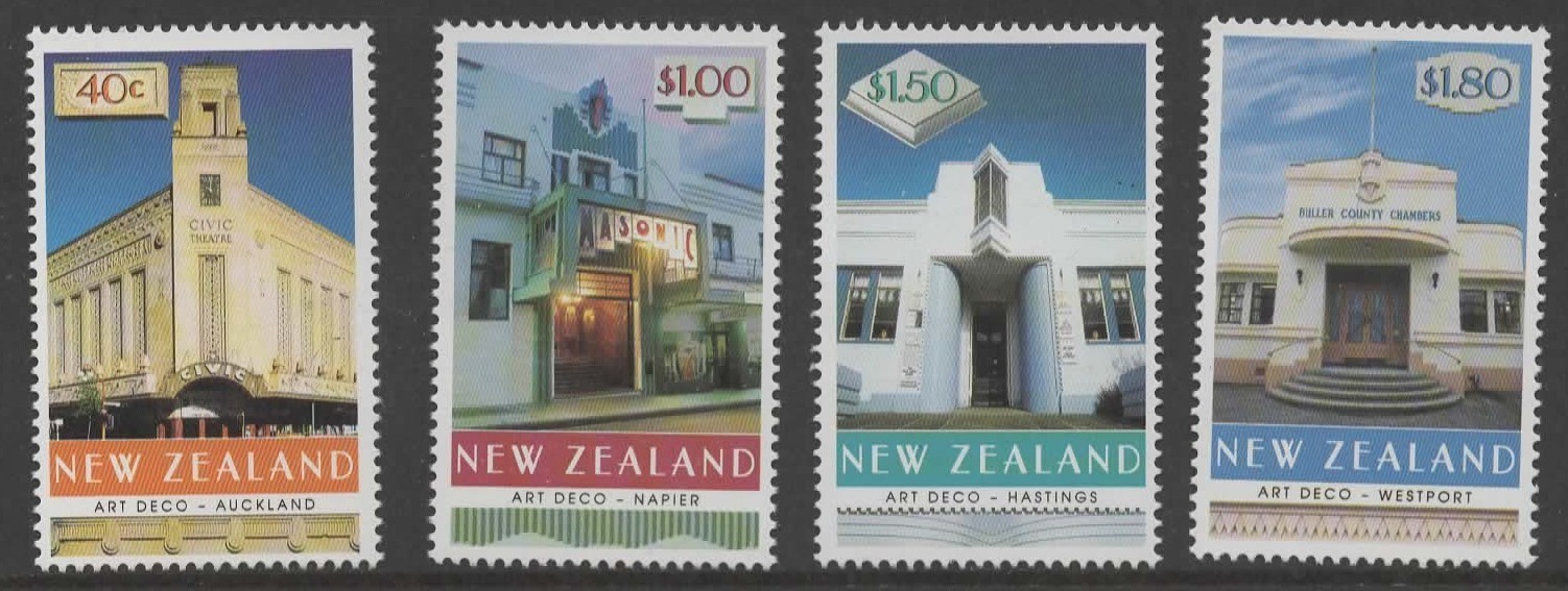 new-zealand-sg2228-31-1999-art-deco-architecture-mnh