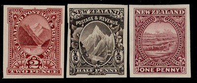 new-zealand-qv-sg-1898-1900-imperf-proofs-on-ungummed-paper-unused