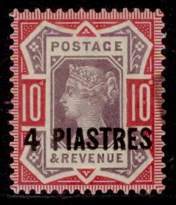british-levant-qv-sg6-4pi-on-10d-dull-purple-carmine-m-mint-cat-45