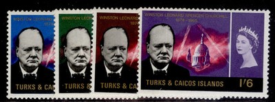 turks-caicos-qeii-sg262-265-1966-churchill-set-m-mint