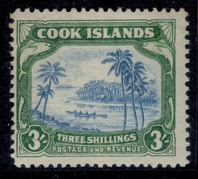 cook-islands-gvi-sg145-3s-grenish-blue-green-m-mint-cat-50