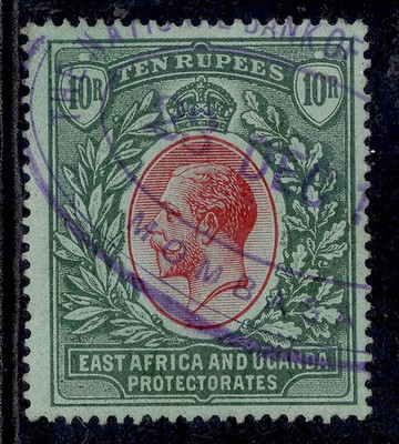 east-africa-and-uganda-gv-sg58-10r-red-green-green-used-fiscal-cancel