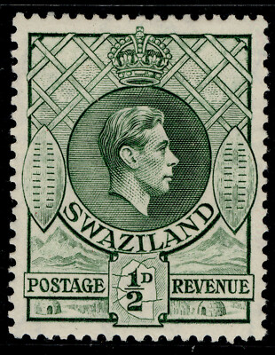 swaziland-gvi-sg28-d-green-m-mint