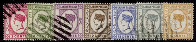 north-borneo-labuan-qv-sg39-47-1892-93-complete-set-fine-used-cat-75