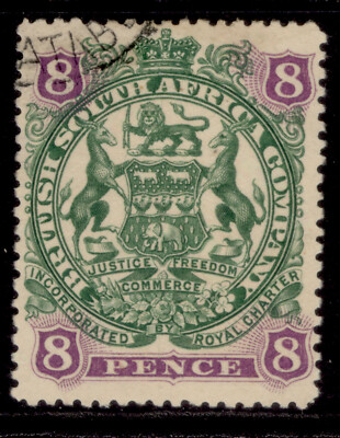 rhodesia-qv-sg72-8d-green-mauve-buff-fine-used
