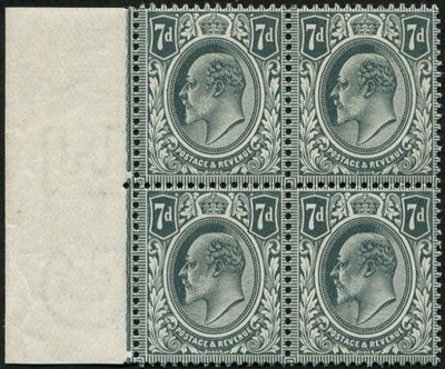 7d-sg-249-block-of-four-u-m-side-marginal-pristine-fresh-rich-colour