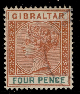 gibraltar-qv-sg43-4d-orange-brown-green-fine-used-cat-8