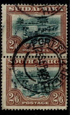 south-africa-gv-sg37a-2s-6d-green-brown-used-vert-pair