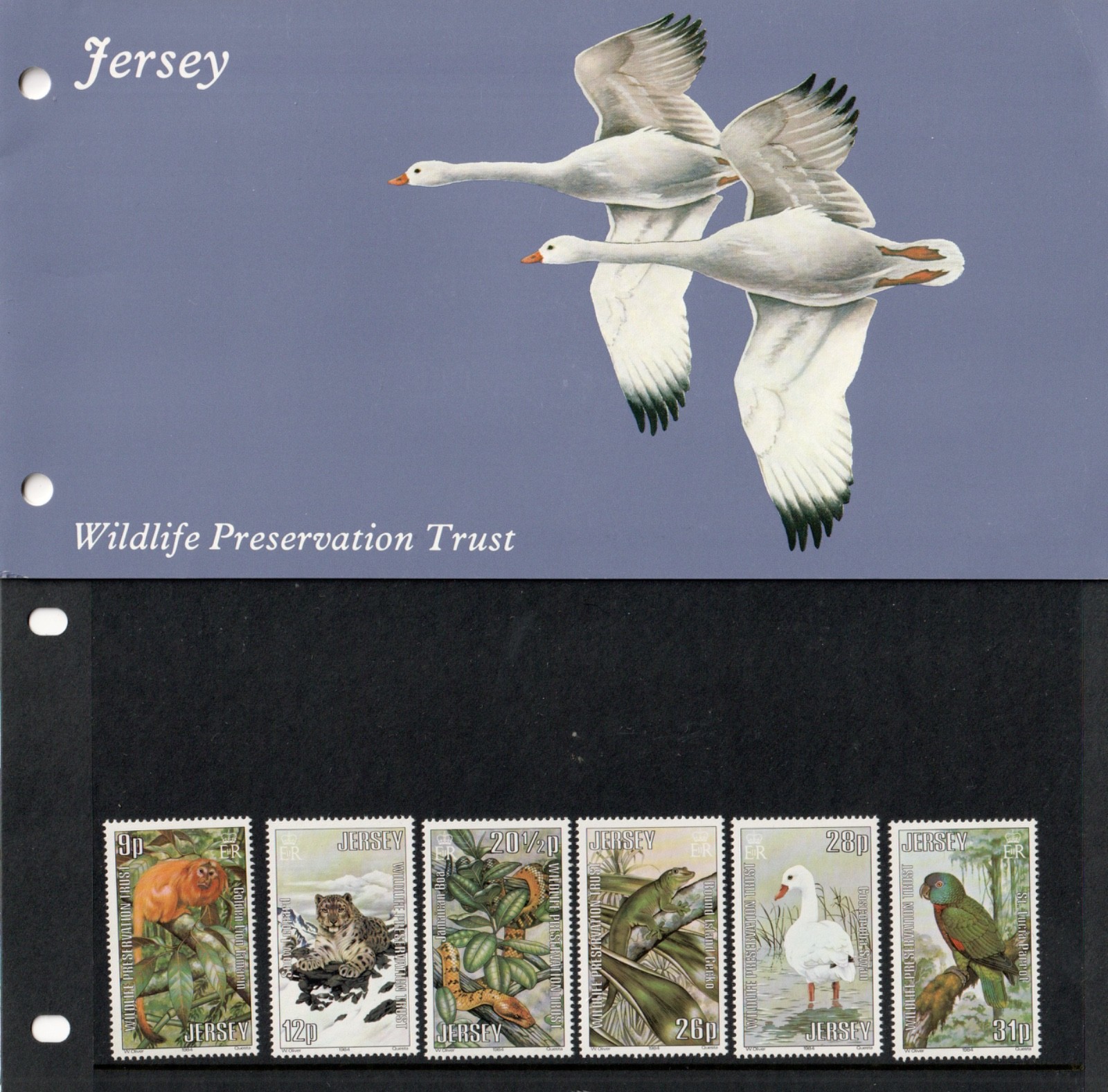 jersey-1984-jersey-wildlife-preservation-trust-iv-presentation-pack