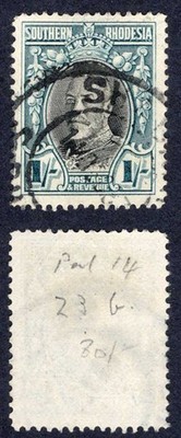 southern-rhodesia-sg23b-1-perf-14-used-cat-180-pounds