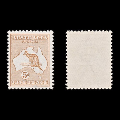 9585-australia-sg8-5d-chestnut-1913-sc-7-mi10iix-mint-mnh-c90
