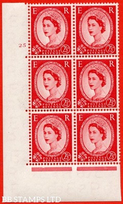 sg-544-s52-2d-carmine-red-a-mounted-mint-cylinder-block-of-6-cy-b75289
