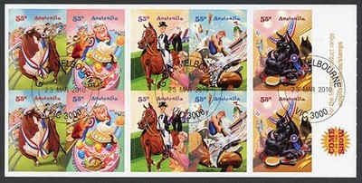 australia-sg3367a-2010-come-to-the-show-mixed-self-adhesive-booklet-pane-f-used