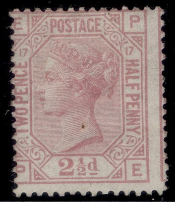 gb-qv-sg141-scarce-2d-rosy-mauve-plate-17-m-mint-cat-1250-pe