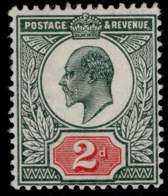 gb-edvii-sg290-spec-m13-1-2d-deep-dull-green-red-m-mint-cat-28