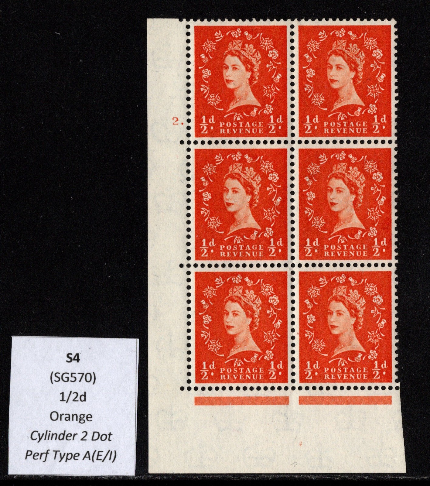 wilding-specialist-s4-sg570-crowns-cream-paper-cyl-2-dot-perf-a-mnh