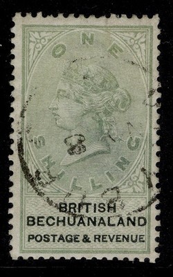 british-bechuanaland-qv-sg15-1s-green-black-fine-used-cat-18