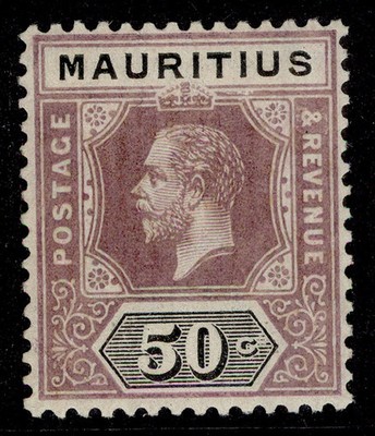mauritius-gv-sg200-50c-dull-purple-black-lh-mint-cat-50