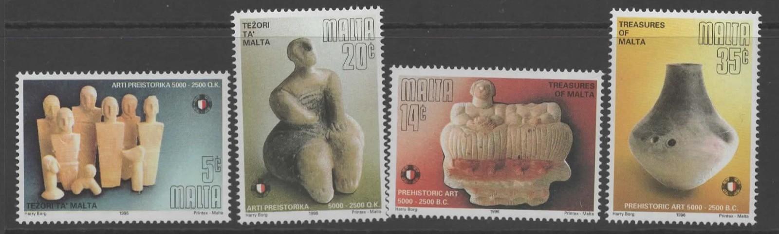 malta-sg1012-5-1996-maltese-prehistoric-art-exhibition-mnh