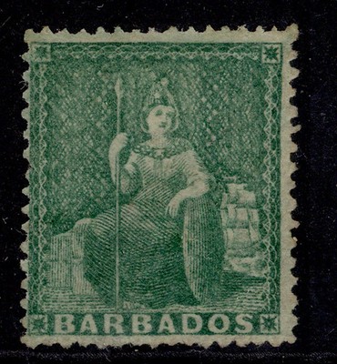 barbados-qv-sg17-d-deep-green-unused-cat-190