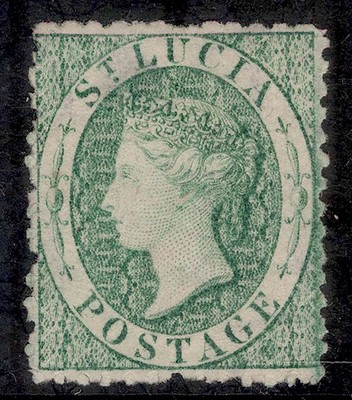 st-lucia-qv-sg8x-6d-emerald-green-unused-cat-200-wmk-reversed