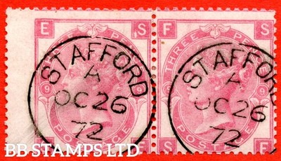 sg-103-j34-se-sf-3d-rose-plate-9-a-fine-26th-october-1872-staff-b94368