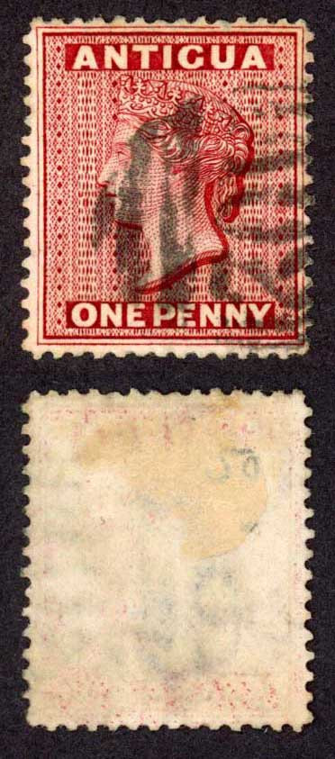 antigua-sg16-1d-lake-wmk-crown-cc-perf-14-cat-11-pounds