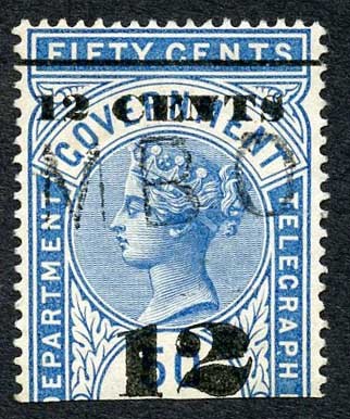 ceylon-telegraph-sgt27-12c-on-50c-blue-t21-cat-28-pounds