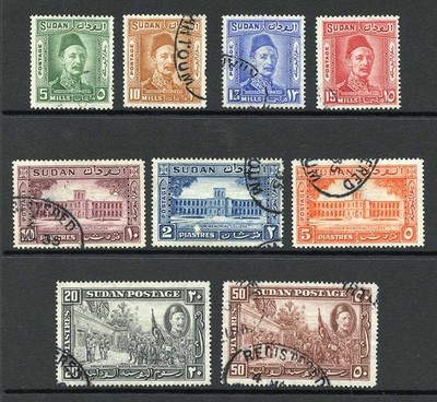 sudan-sg59-67-set-of-9-fine-used-cat-225-pounds