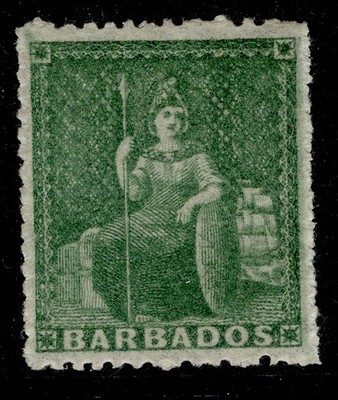 barbados-qv-sg20-d-deep-green-m-mint-cat-35