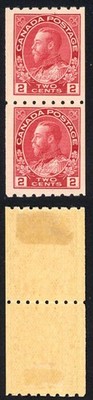 canada-sg224b-2c-carmine-perf-8-x-imperf-pair-m-m-cat-150-pounds
