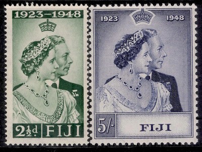 fiji-gvi-sg270-271-1949-royal-silver-wedding-set-m-mint-cat-18