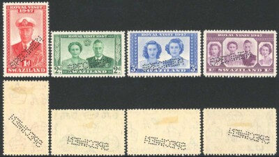 swaziland-sg42s-5s-1947-royal-visit-perf-specimen-m-m-cat-150-pounds