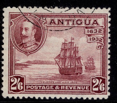 antigua-gv-sg89-2s-6d-claret-fine-used-cat-80