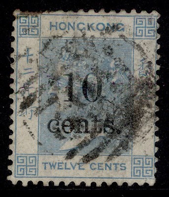hong-kong-qv-sg25-10c-on-12c-pale-blue-used-cat-60